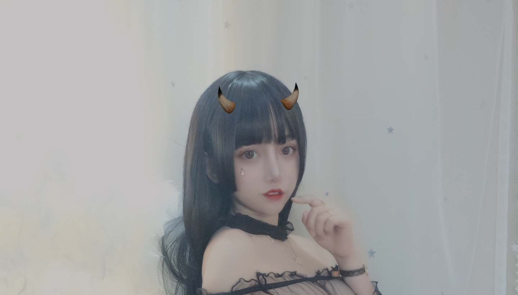 NO.016过期米线线喵黑纱36P-可宝主